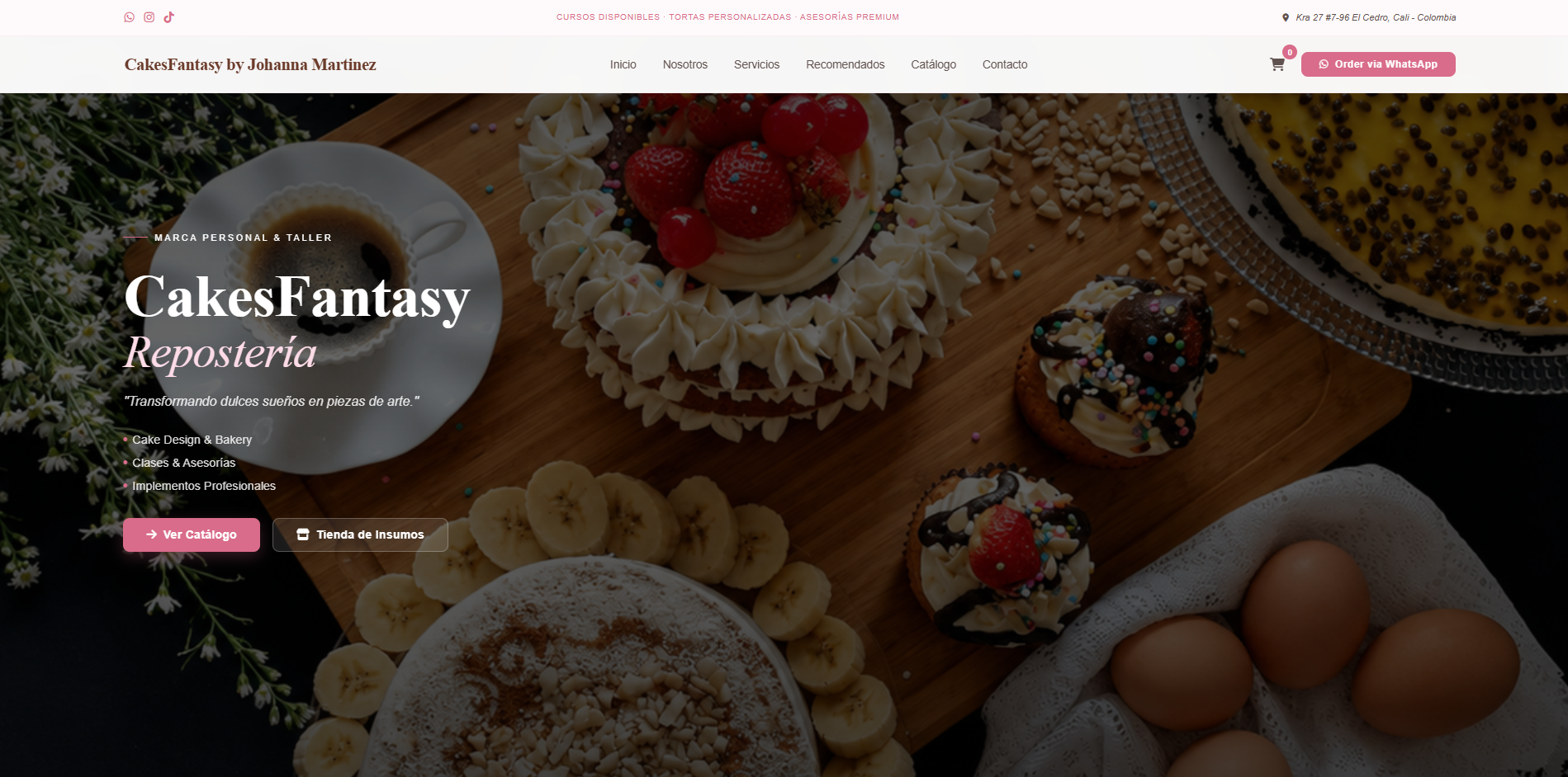 Vista previa del proyecto Cakes Fantasy By Johanna Martinez